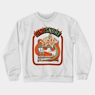 DinoSNORE Sleeping Dinosaur. Crewneck Sweatshirt